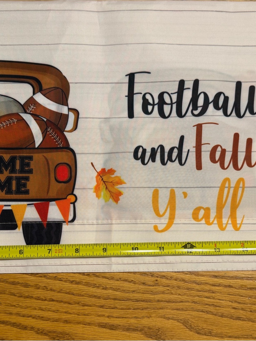 Football and Fall Y'all Decorative Mailbox cover Gameday decor